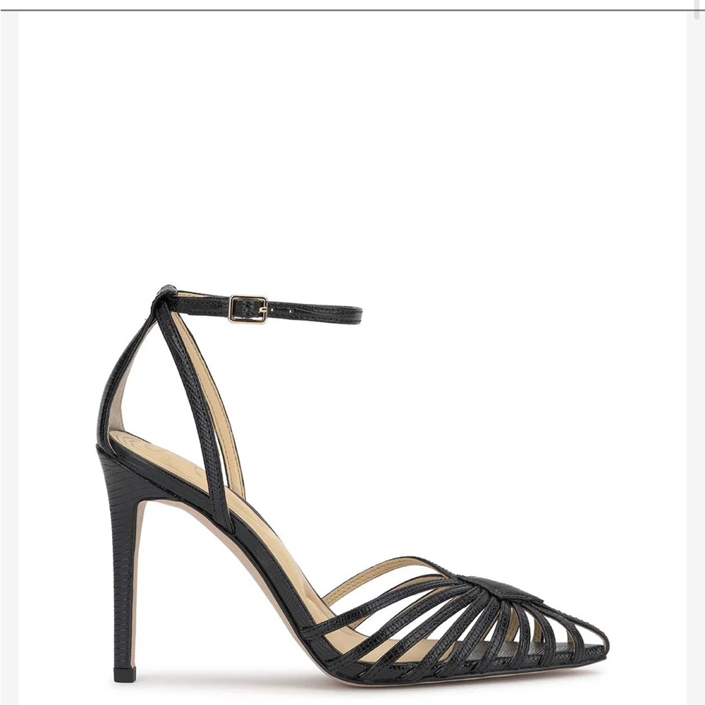 Jessica Simpson Black Strappy Heels